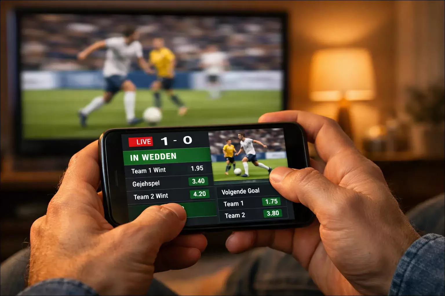 Live wedden op WK voetbalwedstrijden met realtime odds